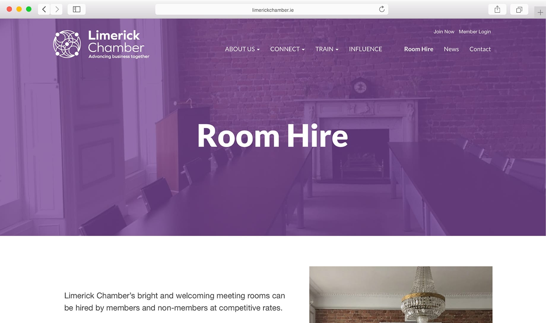 Room Hire at Limerick Chamber